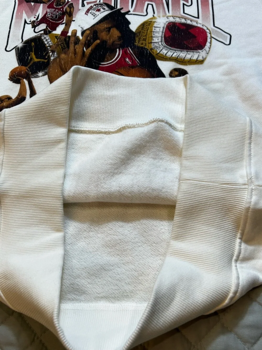 Nike Air‎ Michael Jordan pullover graphic hoodie Cream Men’s Small HJ4396-133